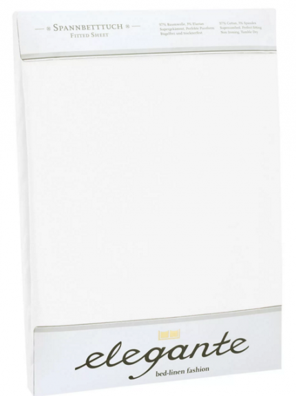 Простыня Elegante 6800/0 (weiß/белый) 240x260