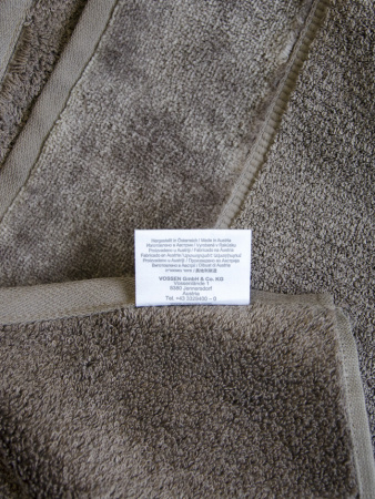  Полотенце Vossen PURE toffee (681) фото в интернет-магазине Герд Биллербек